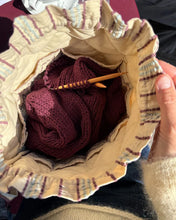 Bolsa de proyecto Seersucker Twin Stripe