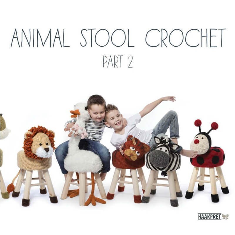 Animal Stool Crochet part 2