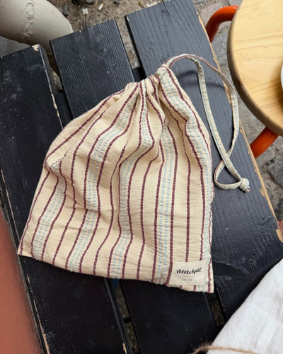 Bolsa de hilo Seersucker Twin Stripe