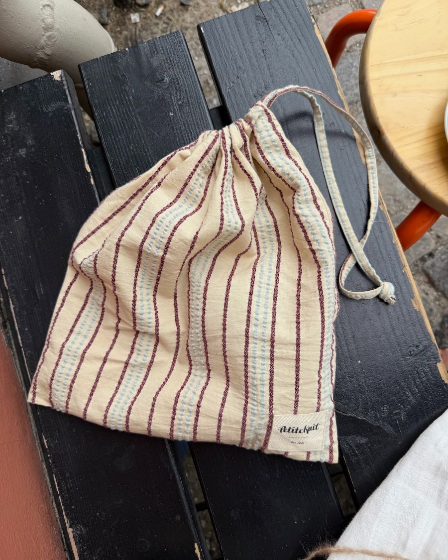 Bolsa de hilo Seersucker Twin Stripe