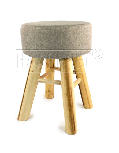 Taburete de madera para Crochet