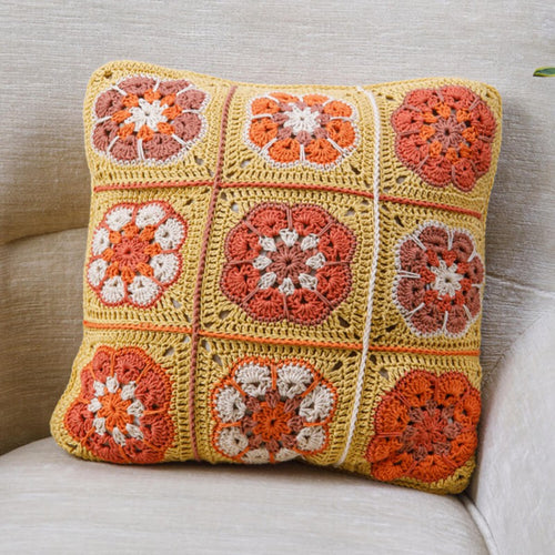 Kit Gold Granny Square Cushion